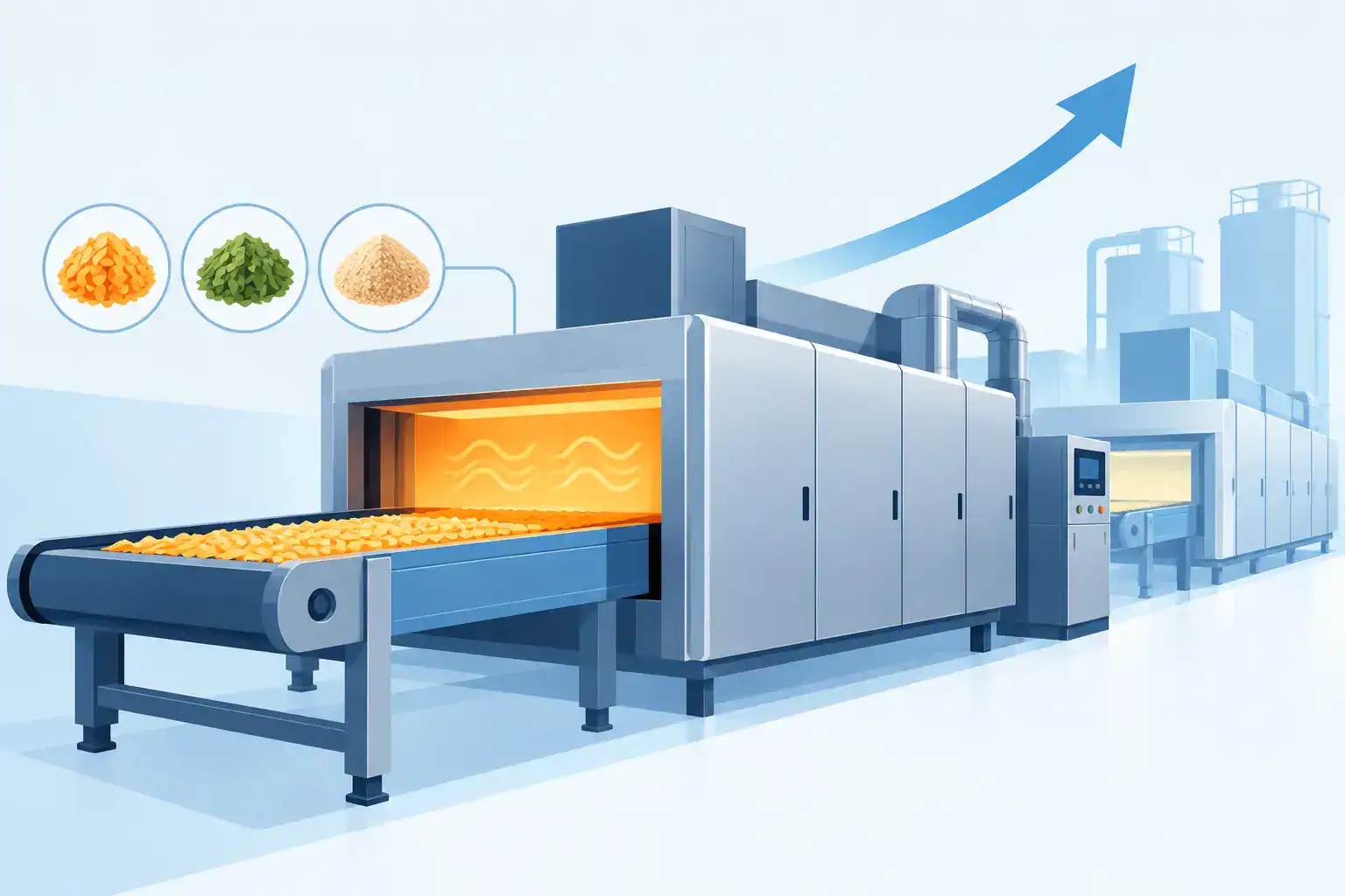 Industrial Microwave Drying for Reliable Scale-Up